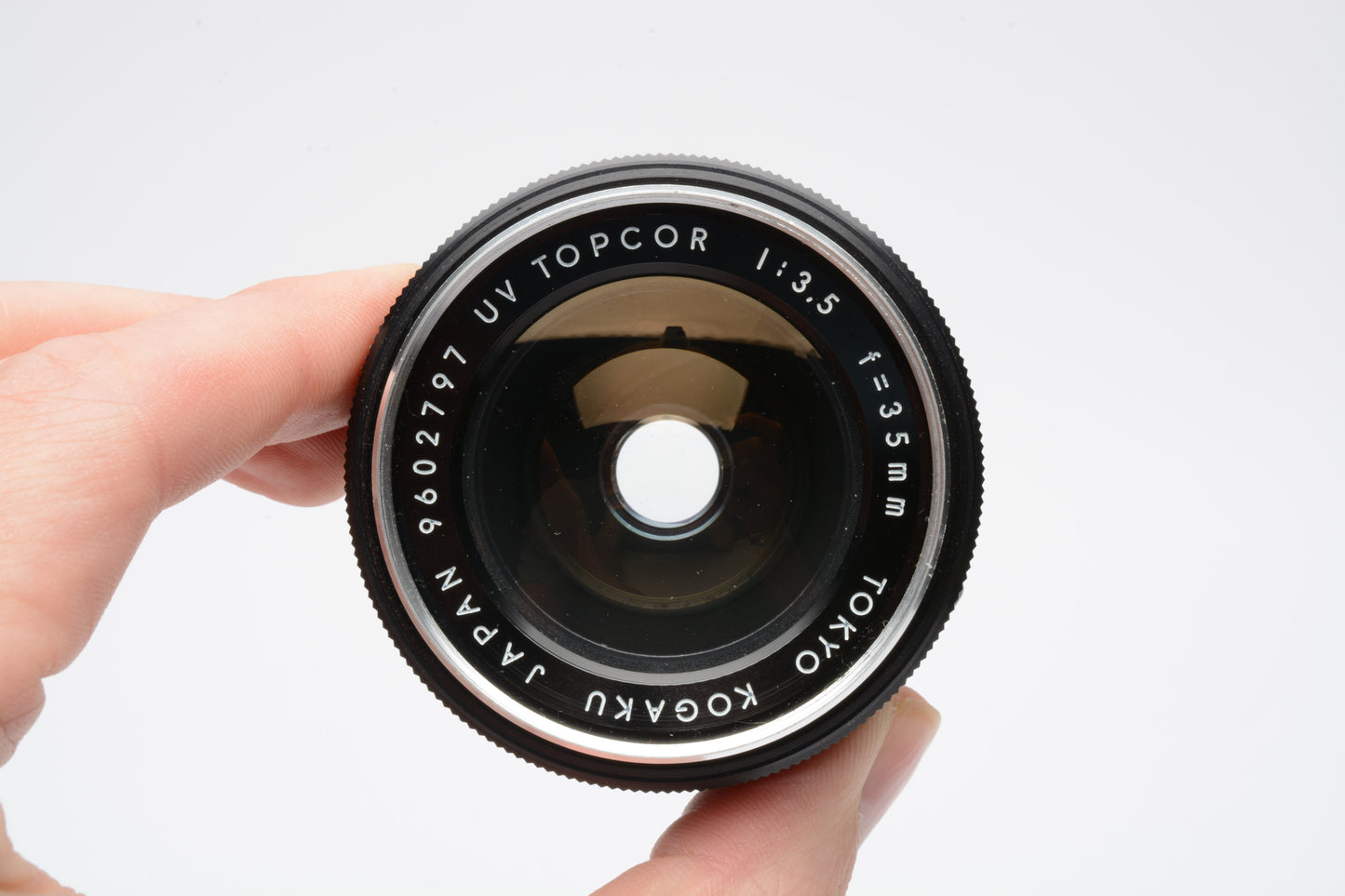 Topcon Tokyo Kogaku UV Topcor 35mm f3.5 Lens for Topcon mount, +Case, cap