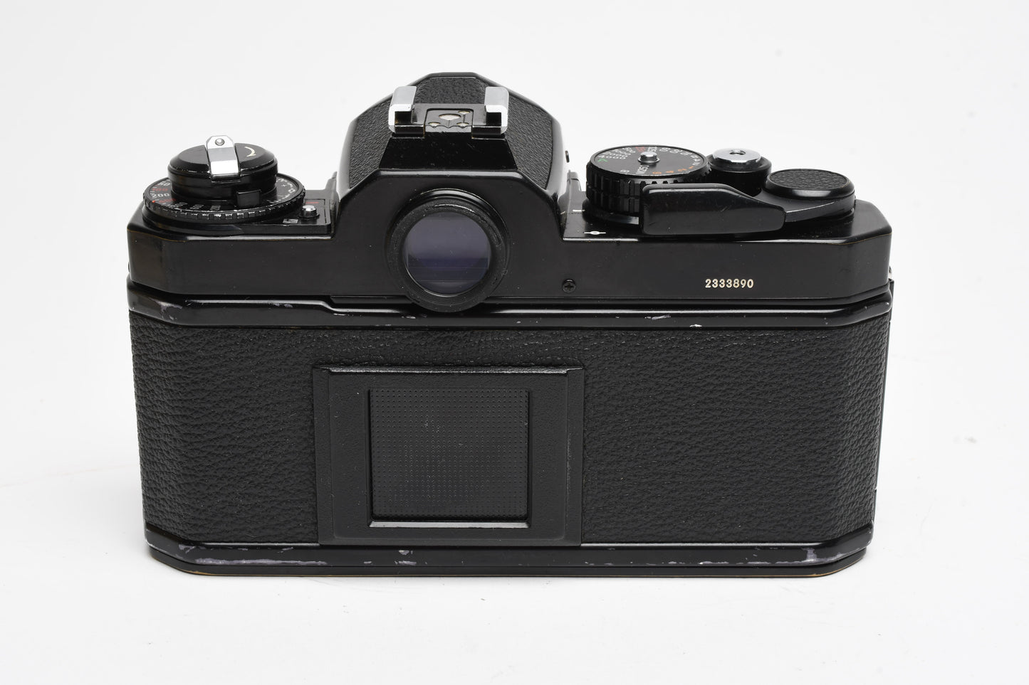 Nikon FE2 35mm SLR Black Camera Body, Box, Manual, New Seals, Nice!