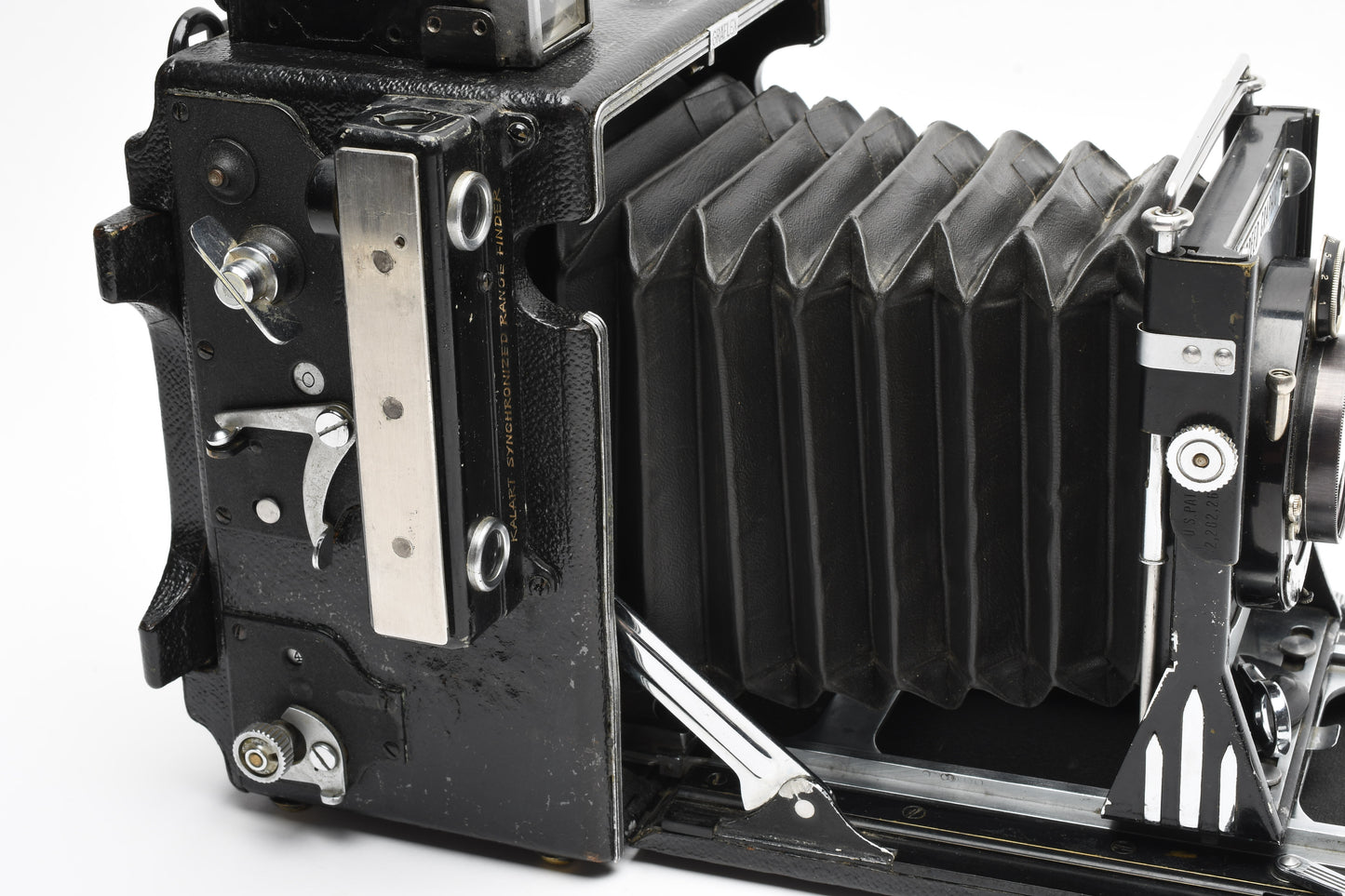 Graflex Speed Graphic 4x5 camera w/Steinheil 15cm f4.5 lens, Accurate!