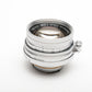 Leica 5cm 50mm f2 Wetzlar Summicron Collapsible M39 LTM Lens w/Cap, Jewel case