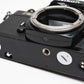 Nikon FE2 35mm SLR Black Camera Body, Box, Manual, New Seals, Nice!