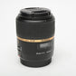 Tamron 60mm f2 Di II Macro SP lens G005 for Sony A-Mount, Caps