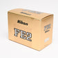 Nikon FE2 35mm SLR Black Camera Body, Box, Manual, New Seals, Nice!