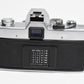 Minolta SRT MC-II SLR w/Rokkor-X 50mm f1.4 Lens, Strap, New Seals, Great!