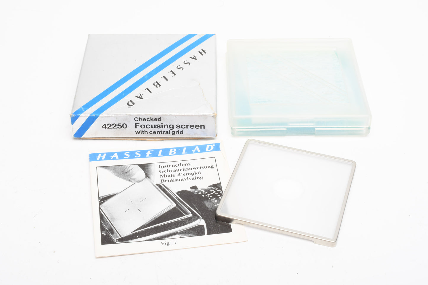 Hasselblad Grid Focusing Screen 42250 in jewel case/Box, Clean