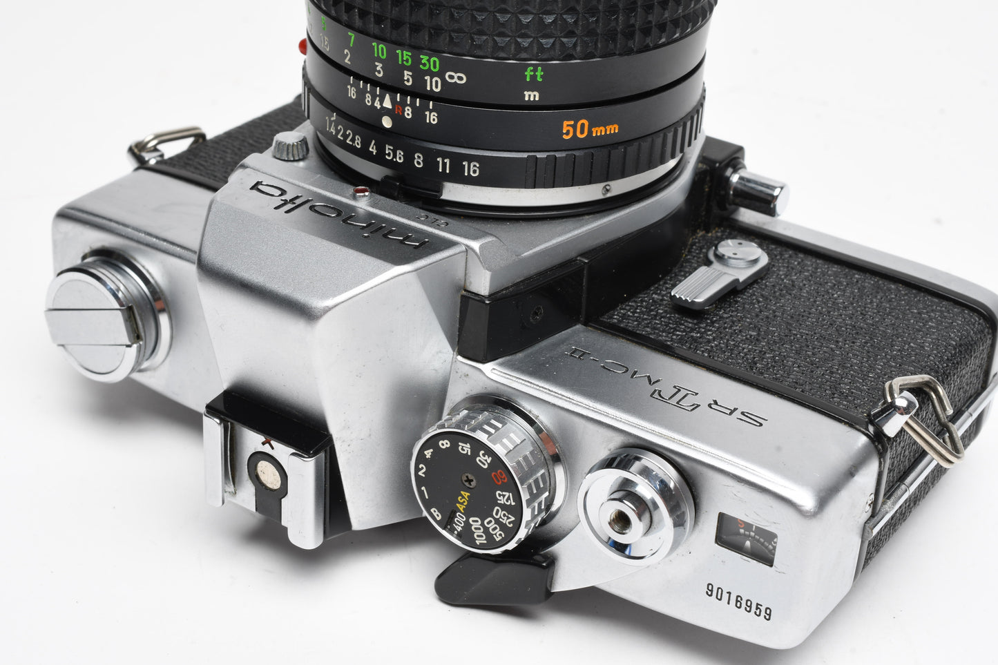 Minolta SRT MC-II SLR w/Rokkor-X 50mm f1.4 Lens, Strap, New Seals, Great!