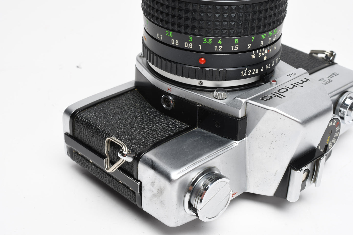 Minolta SRT MC-II SLR w/Rokkor-X 50mm f1.4 Lens, Strap, New Seals, Great!