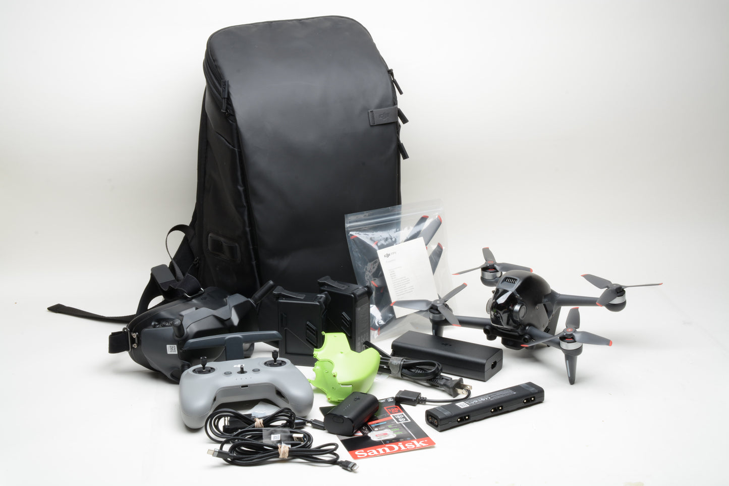 DJI FPV Drone w/FPV Goggles, FPV Controller, DJI Backpack