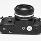 Nikon EM 35mm SLR w/Nikon Series E 50mm f1.8 Lens, Strap, Manual, 1A Filter, New Seals!
