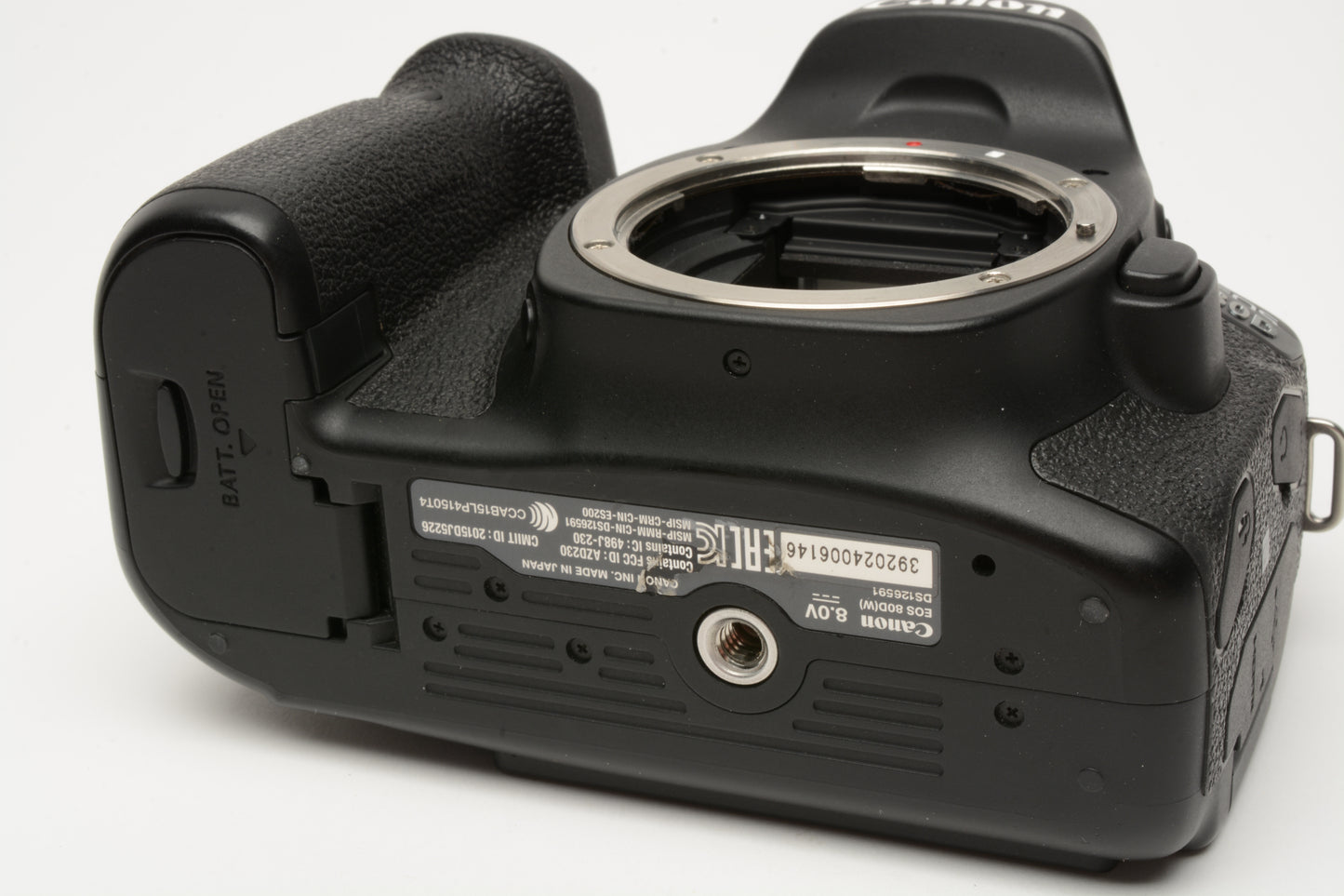 Canon EOS 80D DSLR Body, 2Batts+charger, Only 13,004 Acts!!  Very clean