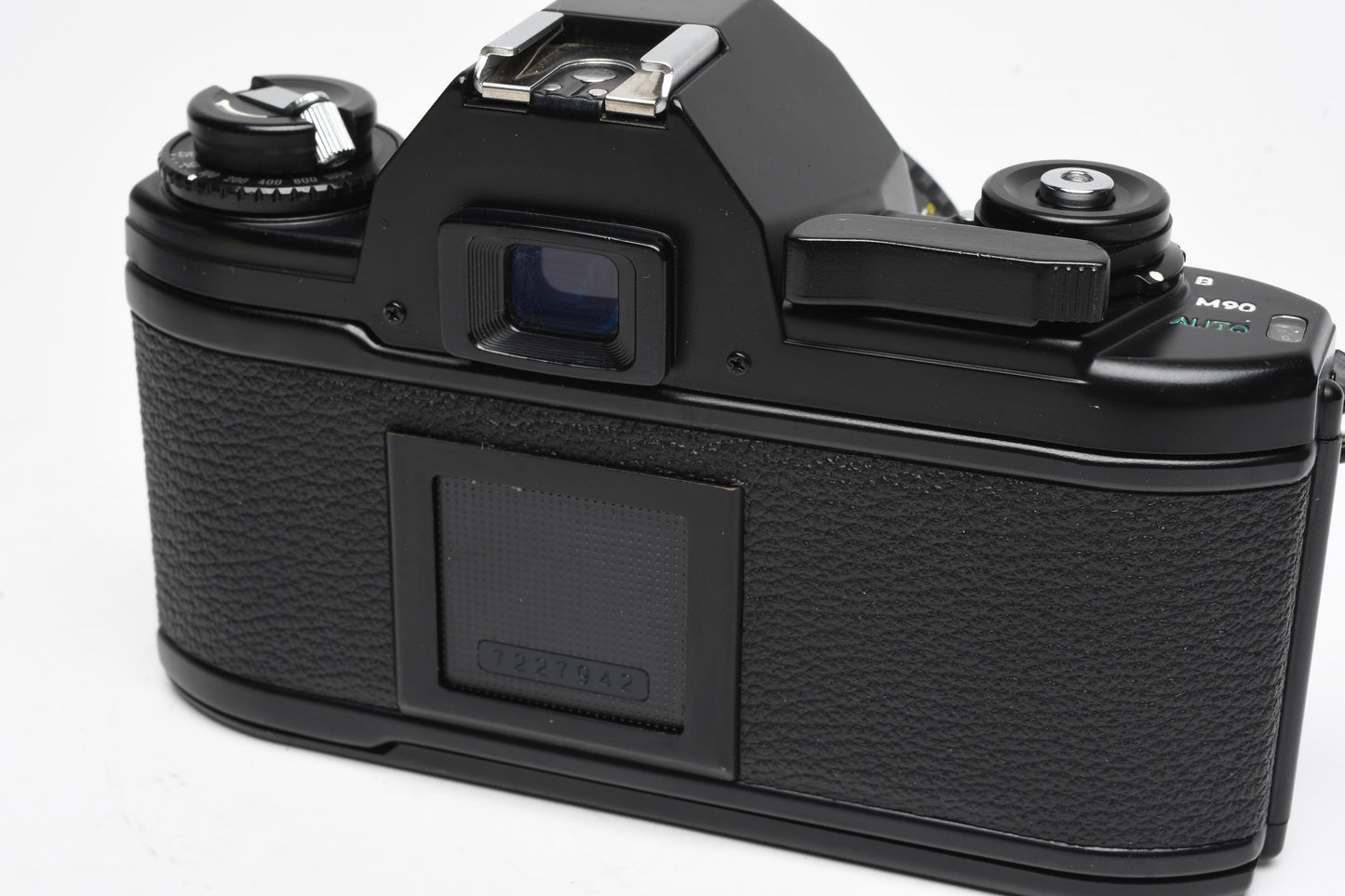 Nikon EM 35mm SLR w/Nikon Series E 50mm f1.8 Lens, Strap, Manual, 1A Filter, New Seals!
