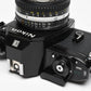 Nikon EM 35mm SLR w/Nikon Series E 50mm f1.8 Lens, Strap, Manual, 1A Filter, New Seals!