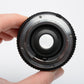 Access P-MC 28mm F2.8 Macro MF Lens for Minolta MD Mount, Nice & Clean, Caps