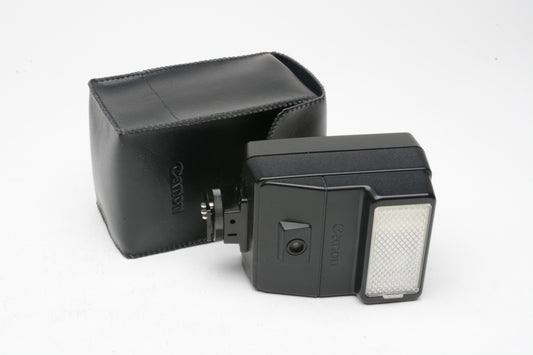 Canon 177A Speedlite flash, diffuser, pouch, tested