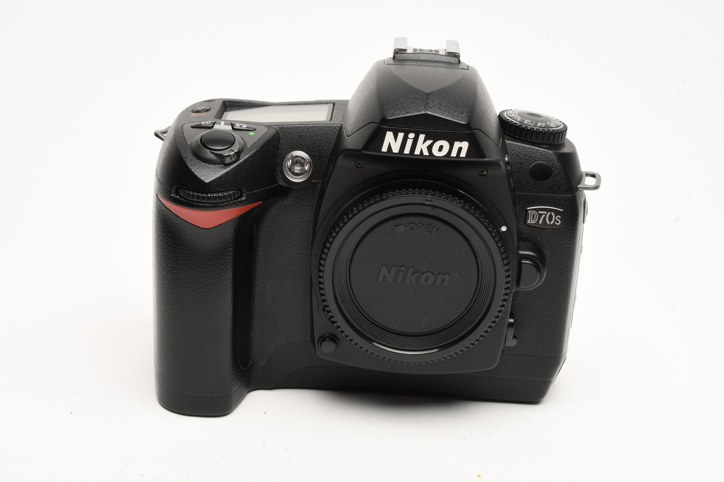 Nikon D70s DSLR body w/batt., charger, strap, USB, 19K Acts, Great!