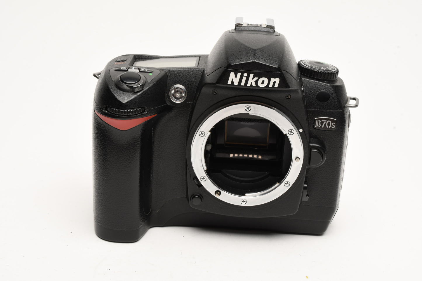 Nikon D70s DSLR body w/batt., charger, strap, USB, 19K Acts, Great!