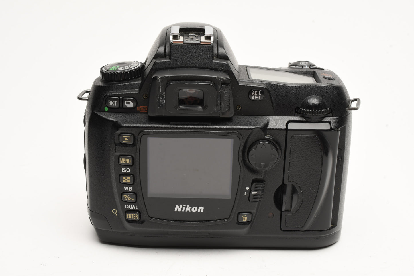 Nikon D70s DSLR body w/batt., charger, strap, USB, 19K Acts, Great!