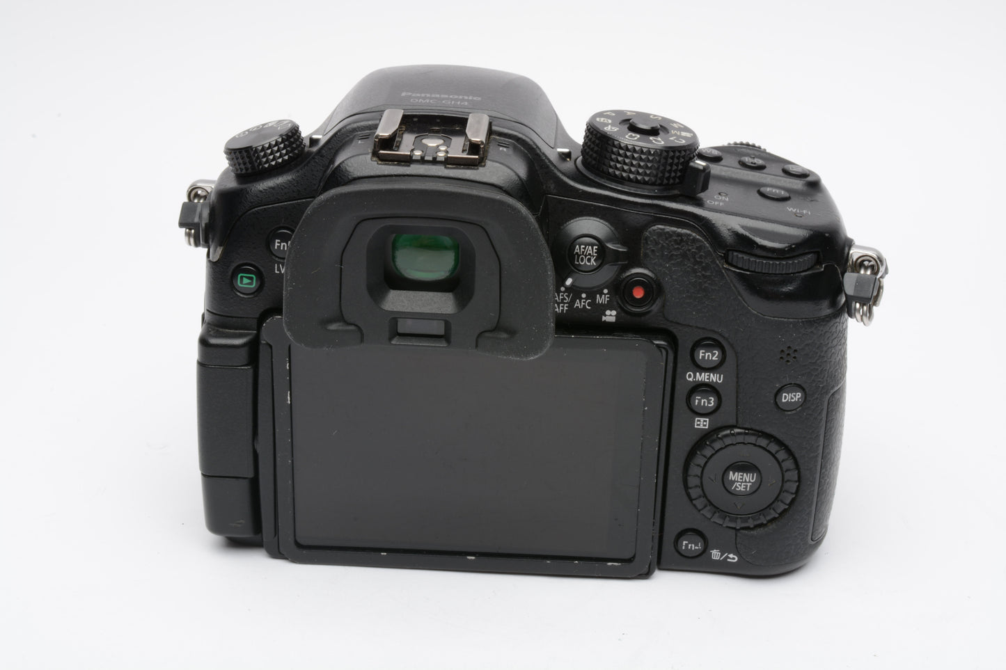 Panasonic Lumix DMC-GH4 Body, Cage, batt, charger, strap, Only 2008 Acts