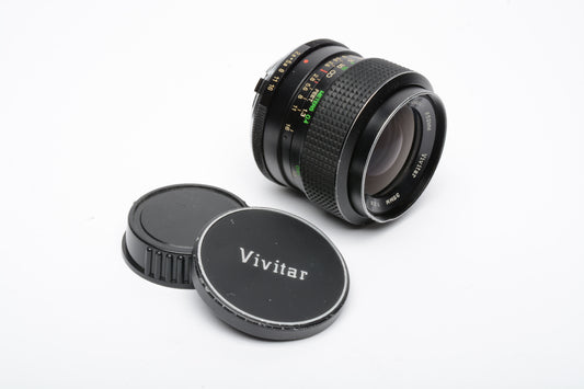 Vivitar 35mm F2.8 MC MF Lens for Minolta MD Mount, Nice & Clean, Sharp! *Read