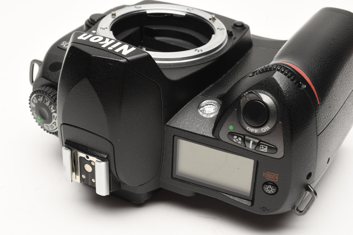 Nikon D70s DSLR body w/batt., charger, strap, USB, 19K Acts, Great!