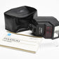 Minolta Maxxum AF 2800AF flash, case, diffuser, manual, tested, Nice!