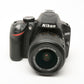 Nikon D3200 DSLR w/18-55mm f3.5-5.6 GII, batt+charger Only 2242 Acts!