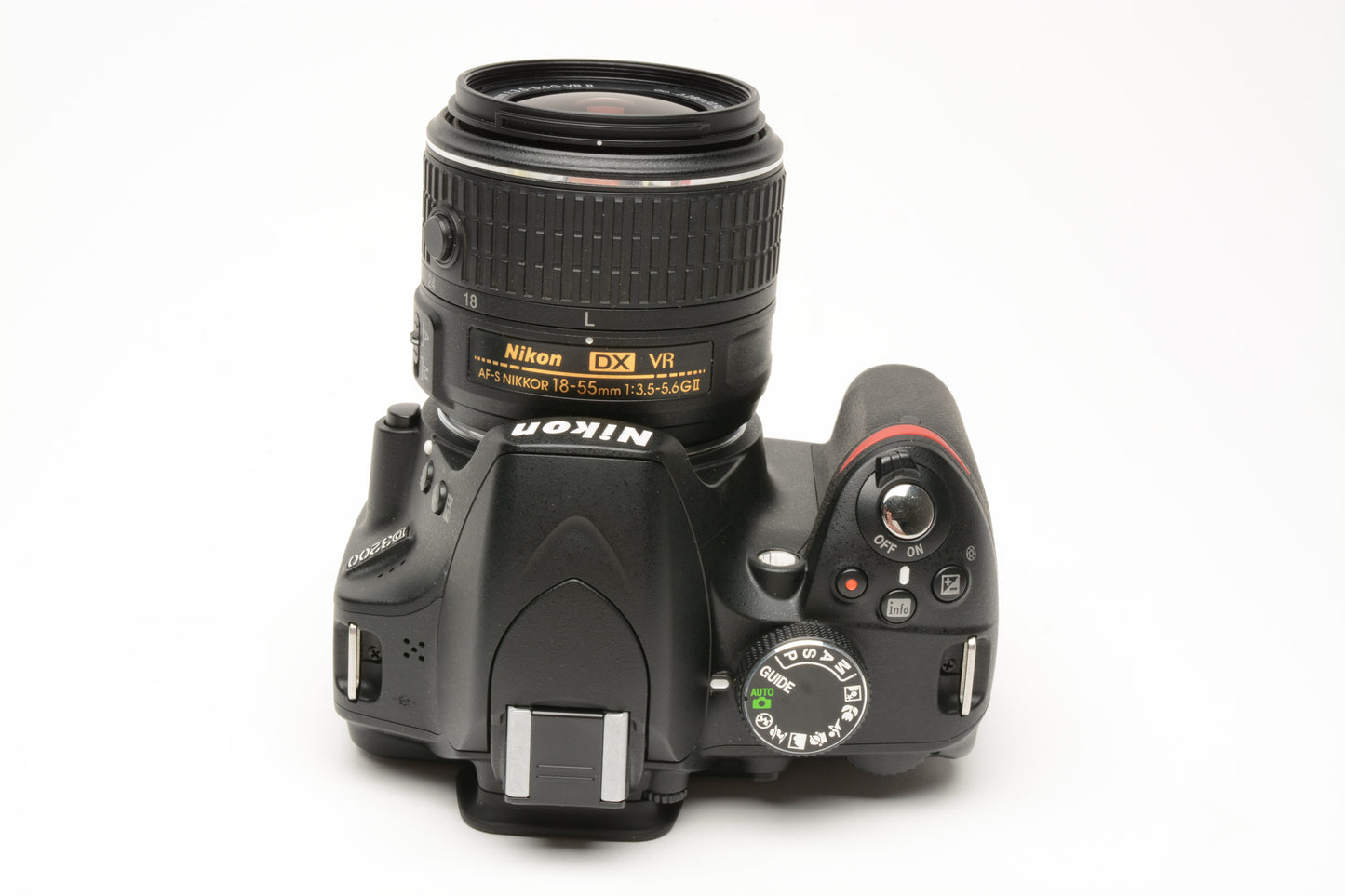 Nikon D3200 DSLR w/18-55mm f3.5-5.6 GII, batt+charger Only 2242 Acts!