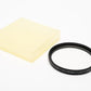 Hasselblad B60 UV SKY 1X MC Bayonet 60 Clear filter, Very clean
