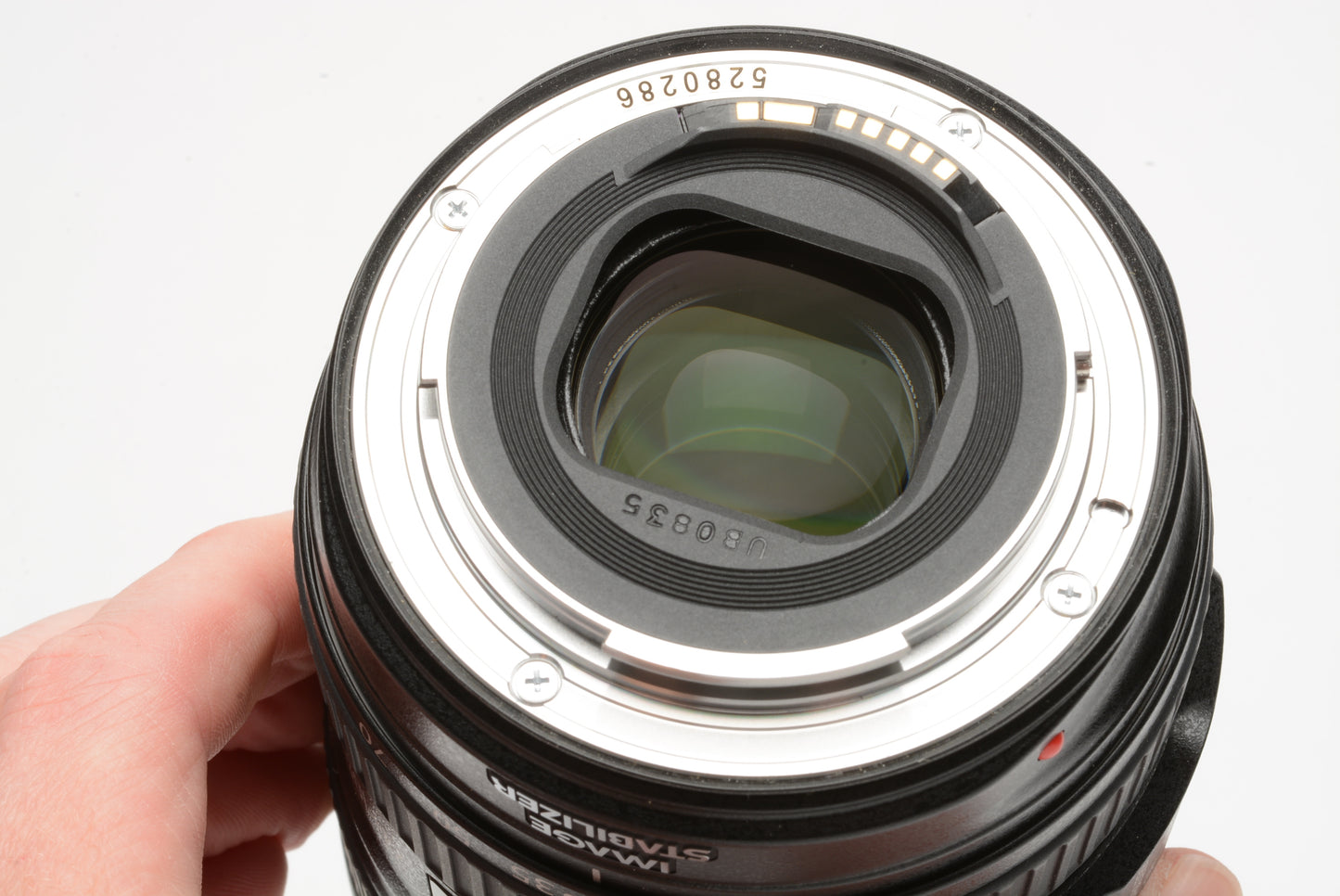 Canon EF 24-105mm f4L IS USM zoom lens, UV filter + caps, USA Version