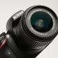 Nikon D3200 DSLR w/18-55mm f3.5-5.6 GII, batt+charger Only 2242 Acts!