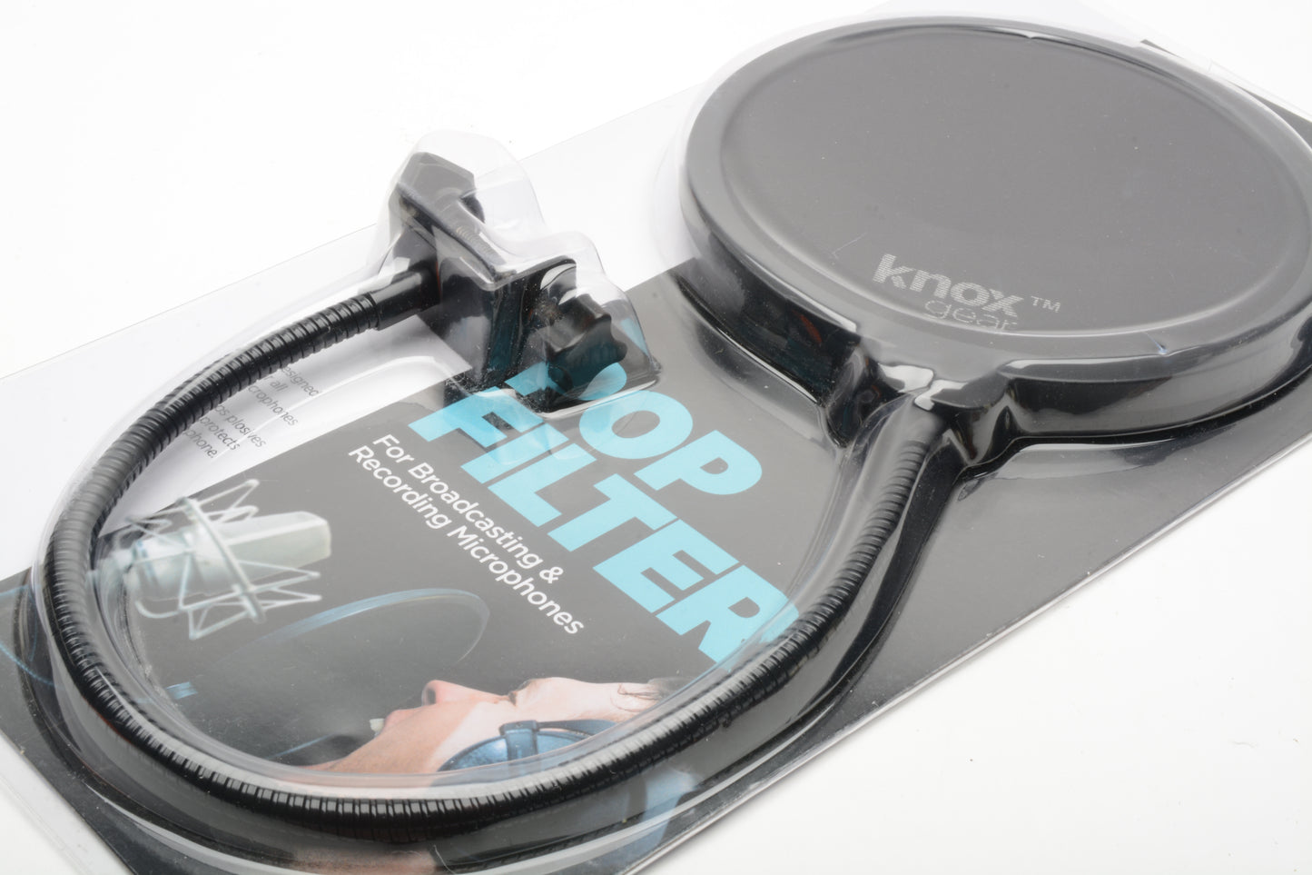 Knox Gear Pop Filter for Broadcasting and Recording Microphones, NIB