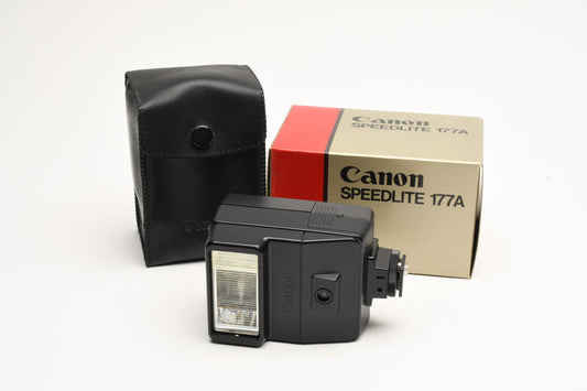 Canon 177A Speedlite flash, pouch, Box, tested