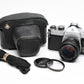 Pentax SP 1000 35mm SLR w/55mm f2 SMC Takumar Lens, Case, Strap, New Seals!
