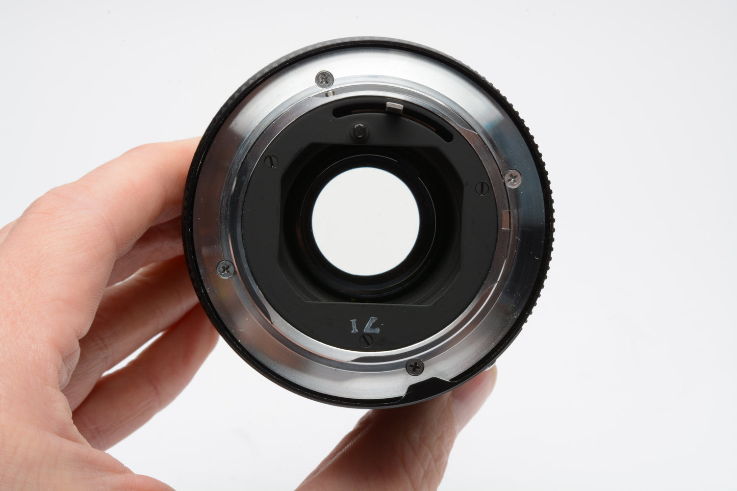 Konica Hexar 135mm f3.5 portrait lens for Konica AR Mount Lens, caps, case, UV