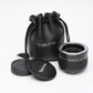 Tokina 2X converter for Contax Yashica mount, caps + pouch, clean