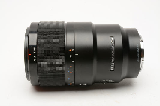 Sony FE 90mm f/2.8 Macro G OSS Lens SEL90M28G Mint Boxed USA