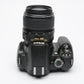 Nikon D40 DSLR body w/Nikkor 18-55mm f3.5-5.6G ED II , batt+charger Only 3153 Acts!
