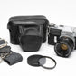 Canon Canonflex RM 35mm SLR w/50mm f1.8 Lens, Strap, Case, UV, New Seals!