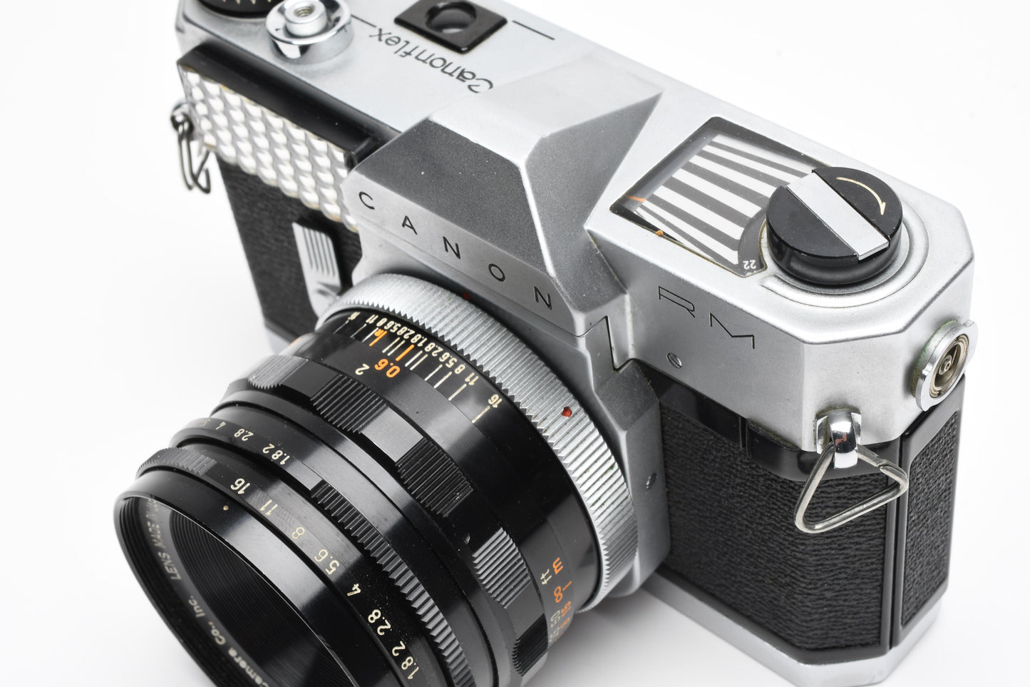 Canon Canonflex RM 35mm SLR w/50mm f1.8 Lens, Strap, Case, UV, New Seals!
