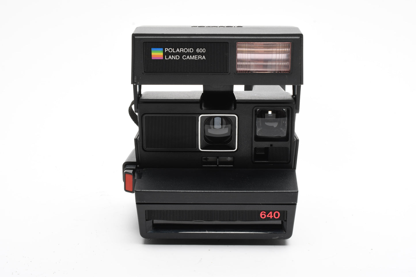 Polaroid 640 Land Instant Camera (600 film), tested, clean, w/Strap