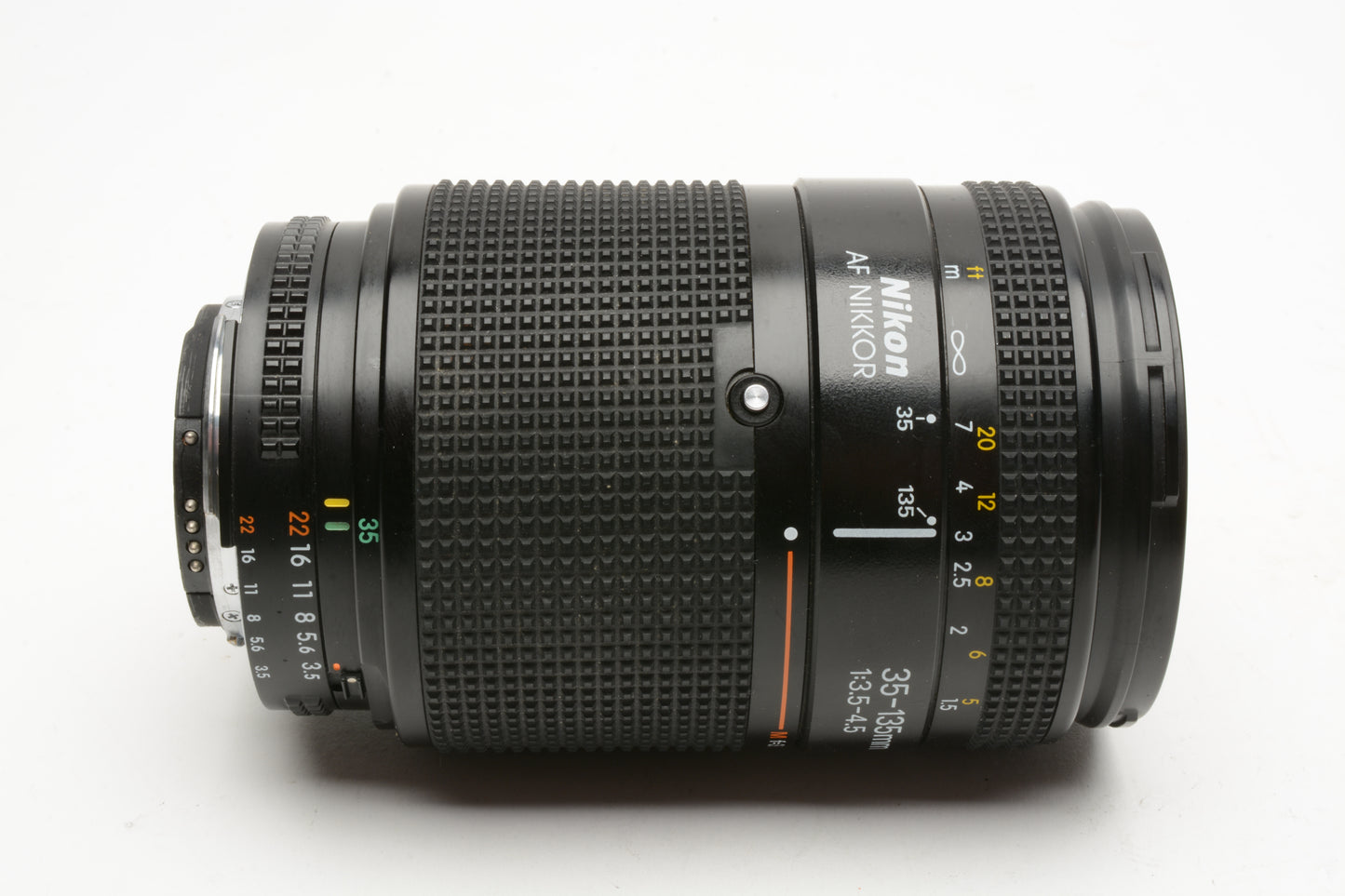 Nikon AF Nikkor 35-135mm F3.5-4.5 Macro zoom lens, caps, Great range, Nice