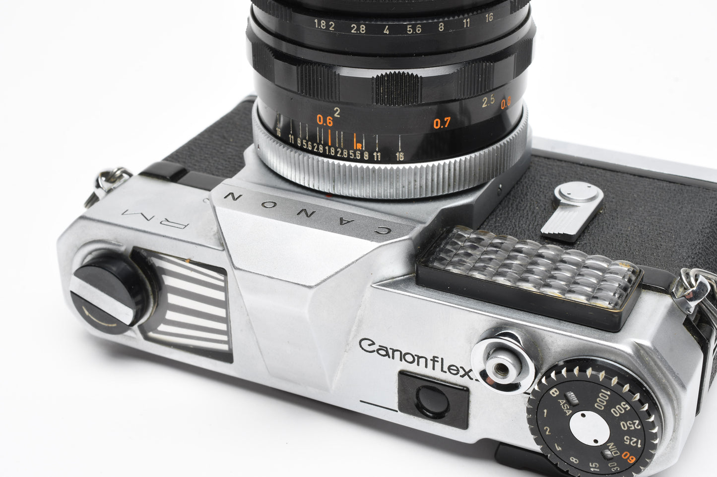 Canon Canonflex RM 35mm SLR w/50mm f1.8 Lens, Strap, Case, UV, New Seals!