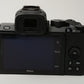 Nikon Z50 Mirrorless Body, Nikon battery, dual charger, strap, 17k acts