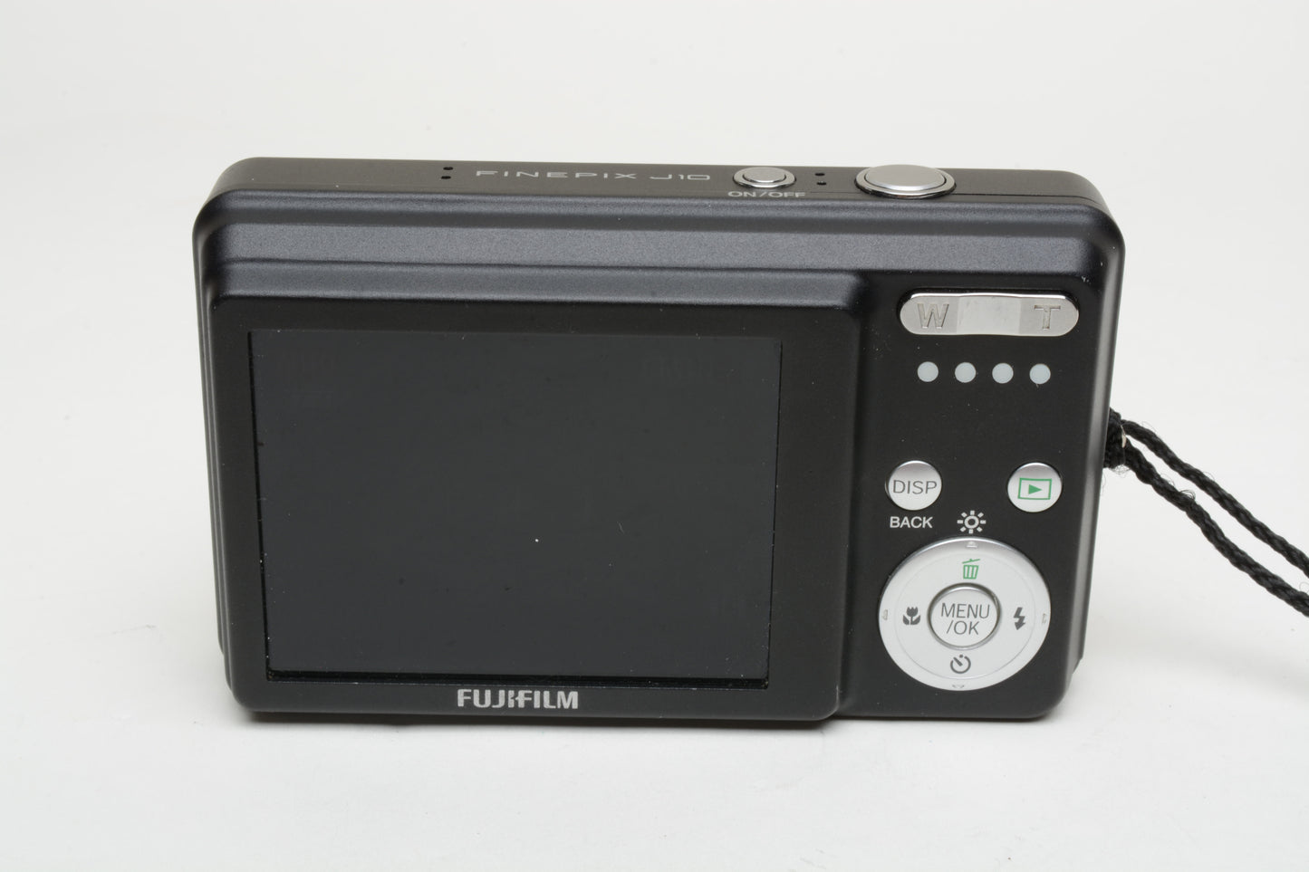 Fujifilm J10 8.2MP Digital Point&Shoot camera, batt+charger+case+strap+16GB SD card