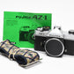 Fujica AZ-1 35mm SLR Camera Body, Manual, Strap, New Seals, Nice!