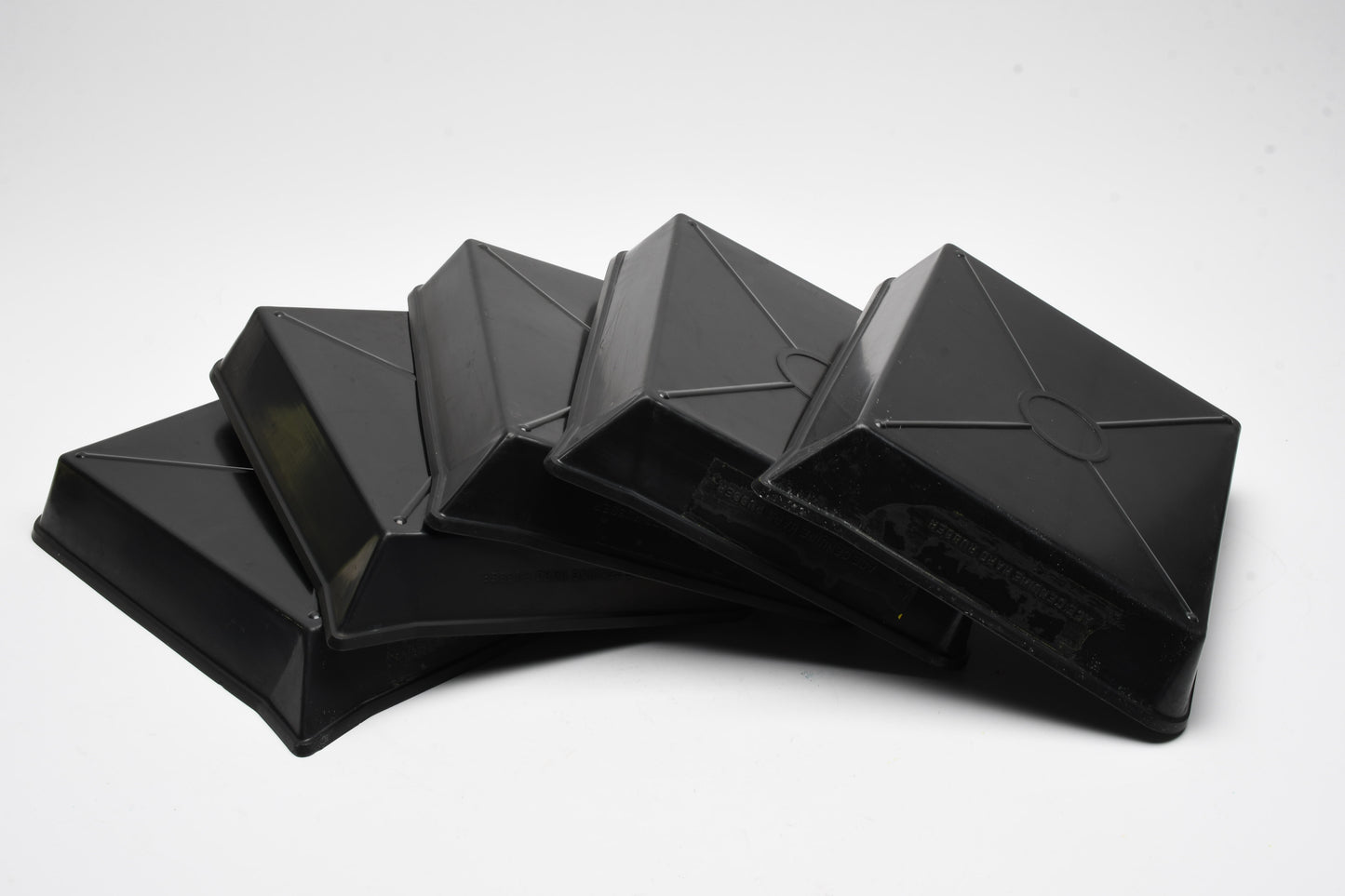 5X 8x10" ACE darkroom developing printing trays (~10x12.5" exterior) Good!