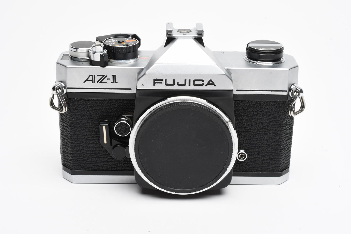 Fujica AZ-1 35mm SLR Camera Body, Manual, Strap, New Seals, Nice!