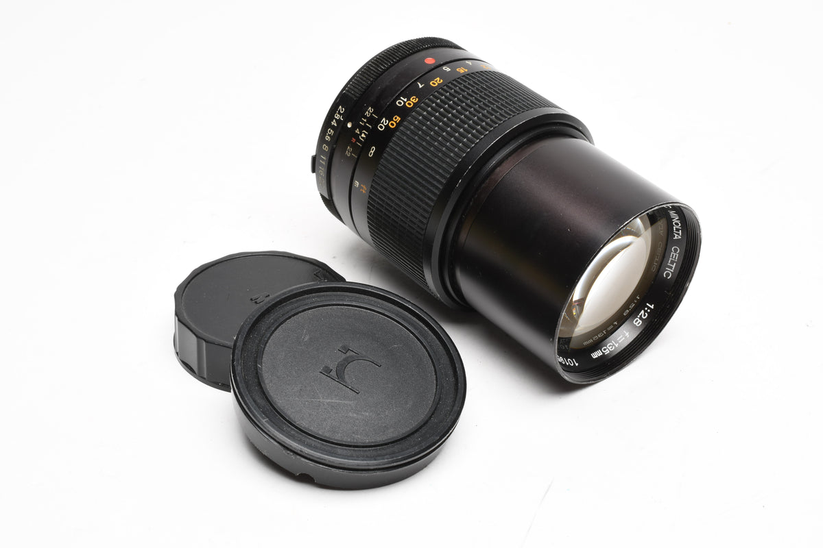 Minolta MC 135mm F2.8 Celtic Portrait Lens, Clean & Sharp + Caps