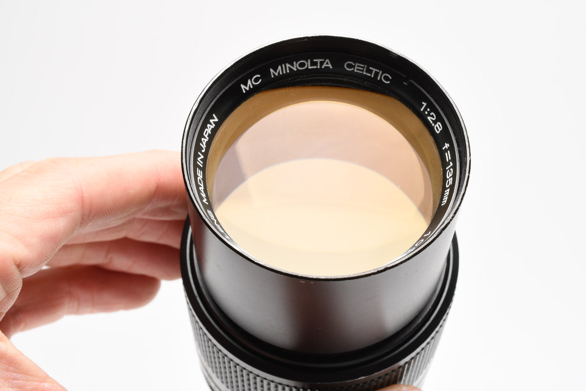 Minolta MC 135mm F2.8 Celtic Portrait Lens, Clean & Sharp + Caps
