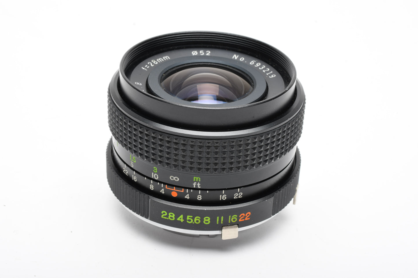 Star-D MC 28mm f2.8 wide lens for Minolta MD Mount + Caps